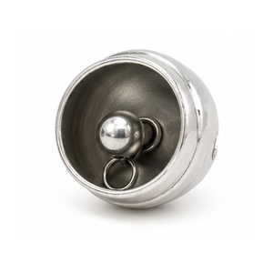 Cloche de chasse durable en alliage de zinc argenté de qualité supérieure, cloches de fauconnerie de 20 mm, style minimaliste, utilisation toutes saisons, cloches de chasse et de fauconnerie - Product Image 6