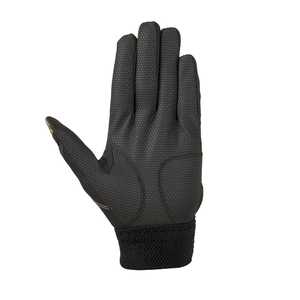 Custom Full Finger Baseball Gloves Leather Black <b>White</b> Non-Slip Hook Loop Closure Adults Right Handed Pitcher Batting Training - Product Image 6