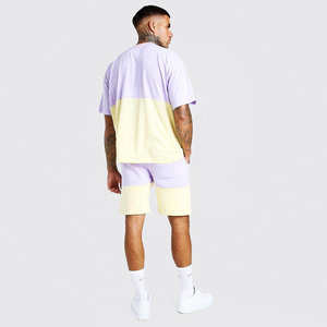 Ensemble de sport personnalisé pour homme, de haute qualité, décontracté, composé de shorts et de t-shirts pour l'été, idéal pour la gym et les activités sportives estivales. - Product Image 5