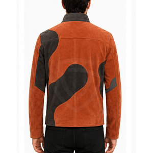 Classic <b>Suede</b> <b>Leather</b> <b>Jacket</b> With Elegant Minimal Design Premium Material Comfortable Fit For Men Fashion And Seasonal Wear - Product Image 4