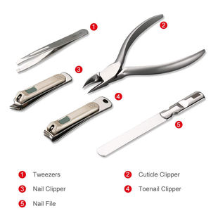 Kit de manucure professionnel OEM, ensemble de coupe-ongles, outils de soin des pieds, acier inoxydable, kits de beauté pour femmes en vente - Product Image 6