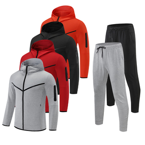 Conjuntos Deportivos Personalizados con Logotipo para Gimnasio y Entrenamiento, Trajes Deportivos de Dos Piezas para Hombre, Chaqueta con Cremallera y Pantalones para Correr - Product Image 6