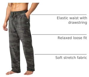 Pantalon de survêtement camouflage pour homme, léger, respirant, taille élastique, décontracté, avec poches, pour l'été - Product Image 6