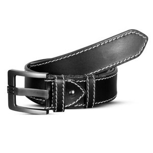 เข็มขัดลำลองหนังแฟชั่นสำหรับผู้ชายลายไม้เต็มรูปแบบหัวเข็มขัดสังกะสีอัลลอยแบบคลาสสิกออกแบบได้ตามต้องการ - Product Image 2