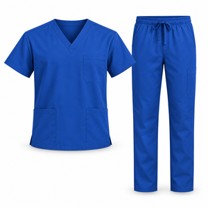 Breathable Woven Fabric Set for Hospital Staff <b>Scrub</b> <b>Nurse</b> Uniform for Pharmacy Emergency or Surgery - Product Image 4