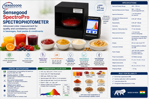 Spectrophotomètre Hunter Lab 400-700nm à succès commercial, personnalisable OEM, instruments Sensegood pour l'analyse des aliments, des boissons et des pâtes - Product Image 4