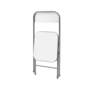 Confezione da 2 sedie pieghevoli in resina bianca per soggiorno - Product Image 5