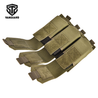 Sacs de rangement rigides en gros avec fermeture Molle, pack triple tactique léger en polyester à dégagement rapide pour ceinture extérieure