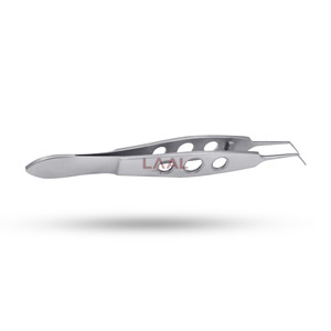 Pinzas Oftálmicas de Acero Inoxidable McPherson, Puntas Finas Curvadas, Pinzas Microquirúrgicas para Ojos, Instrumentos Oculares Médicos - Product Image 1