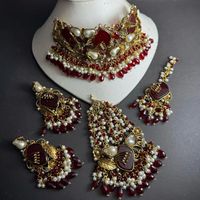 Vente en gros Nouveauté Haute Qualité Luxe Élégant Vintage Bohème Indien Mariage Fiançailles Mariée Ethnique Plaqué Or Entièrement Sertie de Pierres Turquoise