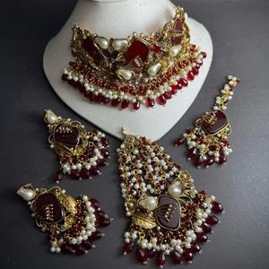 Juego de Joyería de 4 Piezas con Pendientes de Turquesa con Piedras Integrales, Estilo Bohemio Vintage, de Alta Calidad, para Mujer - Product Image 4