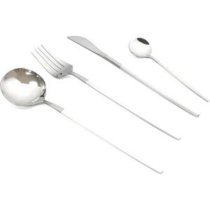 Tableware Use Silverware <b>Sets</b> <b>Reusable</b> Dishwasher Safe Stainless Steel Dining Table Decor Fancy <b>Cutleries</b> & Flatware <b>Set</b> - Product Image 1