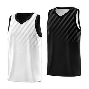 Maillot de basket-ball réversible personnalisé par sublimation, respirant, en polyester, uniforme d'équipe, fabricant, vente en gros - Product Image 2