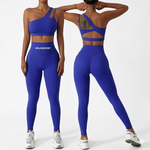 Sujetador deportivo y top de yoga de color liso personalizado para mujer, tallas grandes, con servicio OEM para fitness - Product Image 6