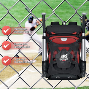 High Quality NIZA GEAR Men's Solid Color Baseball <b>Backpacks</b> Casual Eco-friendly Breathable <b>Big</b> Capacity Polyester Lining Sports - Product Image 6