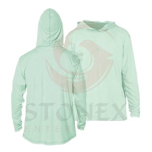 Sudadera con Capucha para Pesca, de Secado Rápido, Transpirable, UPF 50, Poliéster/Algodón, Personalizable, Servicio OEM, Manga Larga, Protección Facial para Hombre - Product Image 5