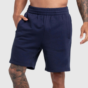Men Cotton Shorts Custom High Quality 100% Cotton Fleece Training Jogger Running Casual French Terry Shorts Sweat Shorts - Product Image 6