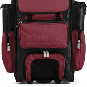 Bolsa Organizadora de Equipo de Béisbol de Alta Calidad, Compartimentos Espaciosos, Nailon/Poliéster, Capacidad de 30-40L, para Entrenamiento y Día de Partido - Product Image 5