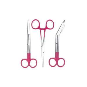 Ensemble de ciseaux médicaux colorés et de pinces Kelly en acier inoxydable, outils de coupe de bandages pour infirmières, chirurgie générale, manuels et réutilisables - Product Image 4