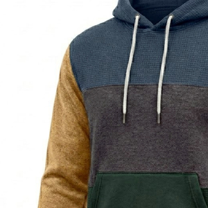 Sweat à capuche longue queue personnalisé en tissu polaire, avec logo sur mesure, production OEM/ODM - Product Image 6