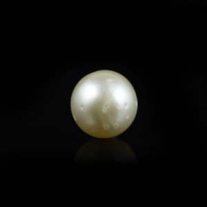 Perle d'eau douce naturelle de 8,4 carats pour bijoux fins - Or rose blanc 5 mm - Product Image 2