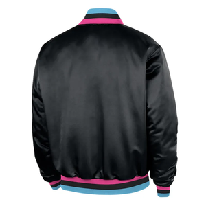 Chaqueta Bomber Casual de Lana con Cierre y Logotipo Personalizado Unisex, Servicio OEM, Ropa Urbana de Primavera - Product Image 3