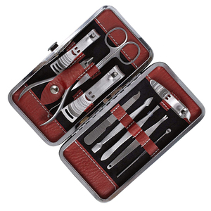 Ensemble professionnel de manucure et pédicure en acier inoxydable avec 10 pièces, coupe-ongles, coffret cadeau luxueux pour hommes et femmes - Product Image 4