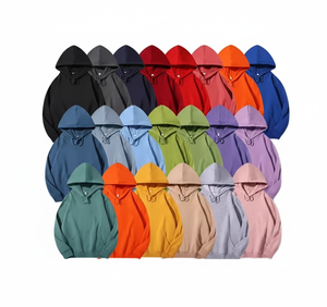 Sudadera con Capucha Extra Grande de Alta Calidad, 430 Gramos, 100% Algodón, Unisex, con Logotipo Personalizado para Ropa Urbana, Hombros Caídos, Invierno - Product Image 1