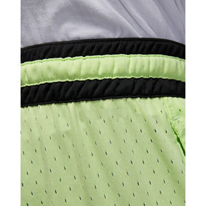 Men's Lime Green <b>Mesh</b> Shorts Drawstring Waist Sporty Breathable Short <b>Pants</b> with Black Trim and Dot Pattern Manufacturer - Product Image 4
