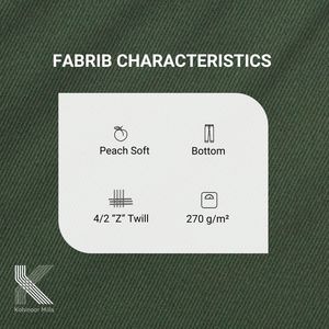Pantalones de Mujer de Cintura Alta, Ajustados, Verdes, de Algodón y Elastano, 270GSM, Acabado Suave Tipo Melocotón, Casuales, Largos - Product Image 4