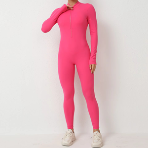 Sweat-shirt de sport sexy et décontracté pour femme, à manches longues, respirant, col halter, pour yoga, fitness et musculation, à maintien élevé, longueur genou - Product Image 6