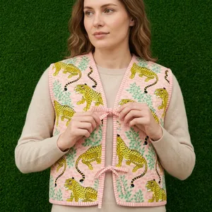 <b>Ladies</b> Premium Cotton Quilted Sleeveless Body Warmer <b>Jacket</b> Soft Warm <b>Lightweight</b> Winter Casual Outdoor Apparel - Product Image 6