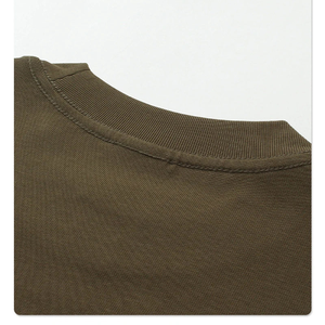 T-shirt graphique oversize Y2K en coton épais 300 GSM, double couche, manches longues, col rond, streetwear, fabrication OEM sur mesure - Product Image 3