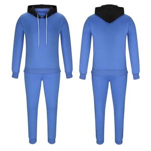 Ensemble de survêtements d'hiver pour hommes, style unique et élégant, en Spandex/Coton Polyester, respirant, séchage rapide, pull-over élastique, style urbain - Product Image 1