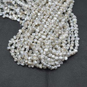 Perlas de Agua Dulce Naturales de Color Blanco Puro de 8 mm y 10 mm, Perlas Cultivadas de Buena Calidad, Joyería de Perlas Cultivadas del Fabricante - Product Image 4