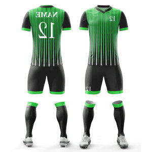 Team Wear Jersey with Short Set Manufacturer Club Uniform Men's Apparel Soccer Uniform Kits Training Wear <b>Compression</b> Jersey - Product Image 4