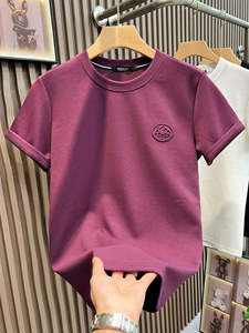 T-shirts personnalisés en coton 100% blanc pour hommes, tendance été, 3D embossé, premium, surdimensionnés, streetwear, séchage rapide, écologiques - Product Image 4