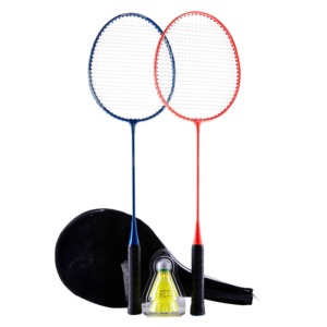 Raquette de badminton en fibre de carbone bleue avec poignée en PU S4, cordes légères et durables pour joueurs amateurs juniors - Product Image 5
