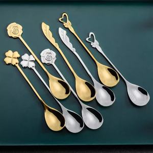Super Sell 2026 Cutlery Spoon <b>Set</b> with Stainless Steel Metal & Golden Finished Cutlery Spoon <b>Set</b> <b>For</b> Sale by M.I.G. EXPORTS. - Product Image 5