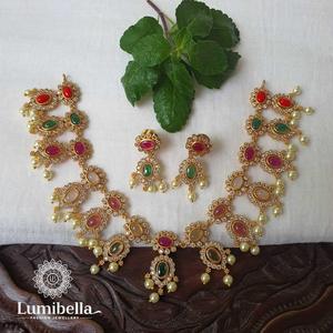 Navrathan Jewellers Fashion Jewelry Necklace Set - Product Image 1
