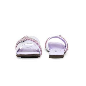 <b>Girls</b> Purple Formal Sports <b>Slipper</b> KD5553 - Product Image 2