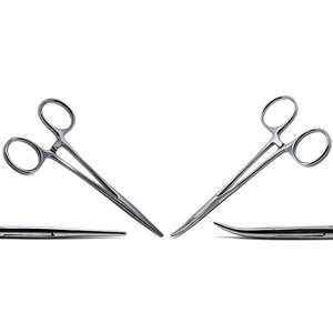 Pinzas Quirúrgicas Curvas de Acero Inoxidable para Arterias, Pinzas Mosquito - Product Image 5