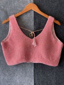 เสื้อเบลาส์แขนกุดปักลายมุกอย่างเป็นทางการ - Product Image 6