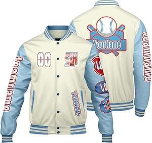 Chaqueta de Invierno Cálida y Cómoda para Hombre, Estilo Letterman, con Cuello Alto, Logotipo Frontal, Resistente al Viento, Transpirable, de Secado Rápido, Alta Calidad y Ecológica - Product Image 1