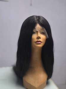 Perruque complète 26 pouces 100% cheveux humains Remy indiens, ondulation naturelle, Lace Front, qualité supérieure, densité moyenne, Taz Hair Bd, perruque sans colle - Product Image 3