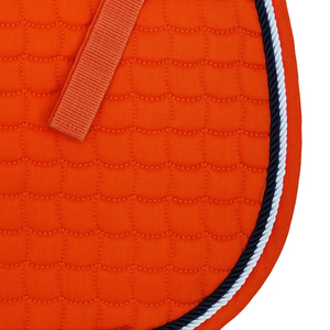 BRAND ZONE1995 Tapis de selle classique personnalisé en coton satiné avec doublure en maille, durable et confortable pour l'équitation et le saut d'obstacles - Product Image 4