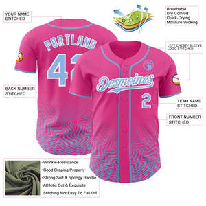 Compre Ahora Camiseta de Béisbol con Botones, Transpirable, de Secado Rápido, Ropa Deportiva, Colores Personalizados, Tallas XS-7XL, OEM, ODM, Camiseta Deportiva al por Mayor - Product Image 3