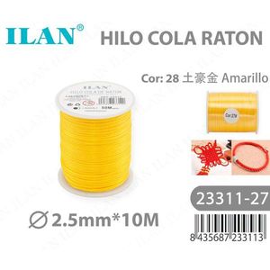 Filo Cola Raton 2.5mm 10M Giallo Colore 28 - Product Image 3