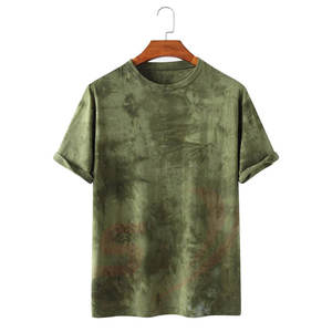 Camiseta Oversize para Hombre 100% Algodón con Lavado Ácido, Ecológica, Transpirable, Tie-Dye, Hombro Caído, Diseño Personalizado, Estilo Urbano - Product Image 3