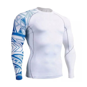 Camiseta de Compresión MMA Personalizada de Buena Calidad al por Mayor, Fabricante de Ropa Deportiva de Alta Calidad con Impresión por Sublimación, Venta al por Mayor para Gimnasios - Product Image 5